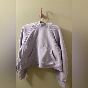Lululemon Lilac Cropped Hoodie